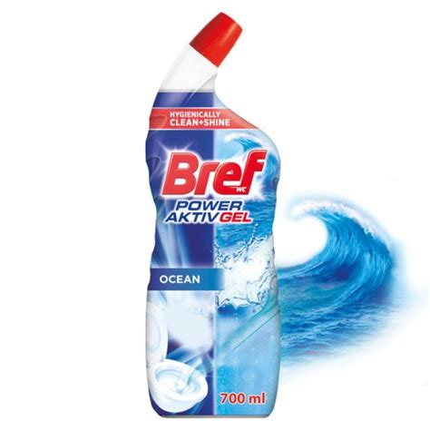 Bref Power Aktiv Gel WC Cleaner With Air Freshener Effect Ocean 700