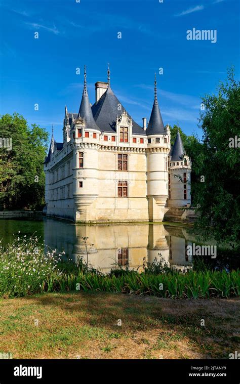 Chateau D Azay Le Rideau Loire Valley France Stock Photo Alamy