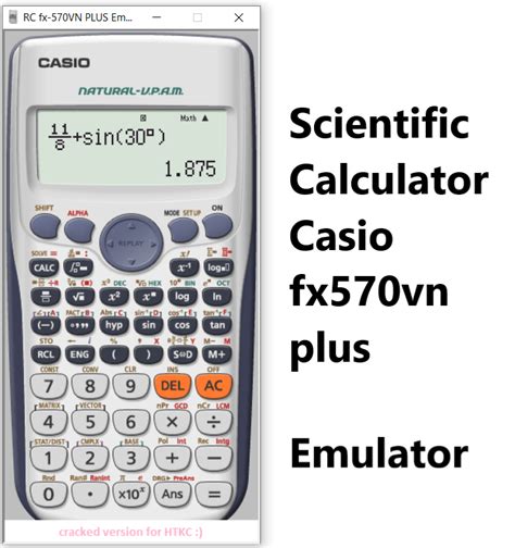 Casio Scientific Calculator Emulator