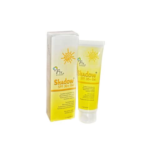 FIX DERMA SHADOW SPF 30 GEL 75g Union Chemists Pharmacy