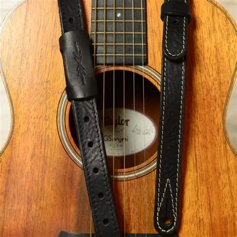 Leather Travel Guitar Strap Gs88 By Pinegrove Leather