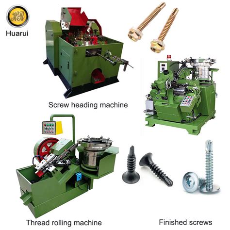 Screw Making Machines Thread Rolling Machines For Bolts Screws Cold Heading Machine China Cold