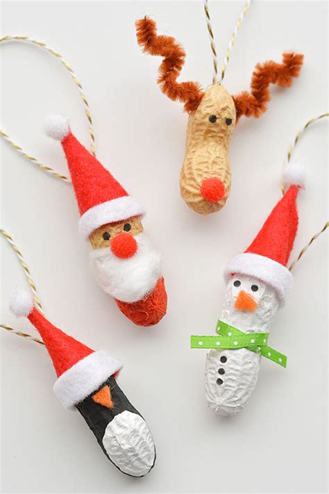 How to Make Peanut Christmas Ornaments | Peanut Ornaments