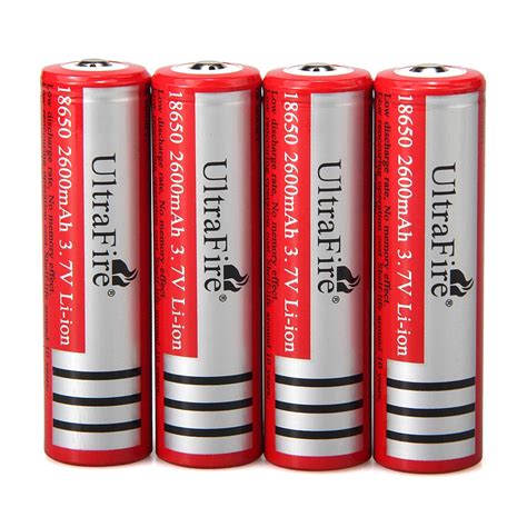 Bateria Pila Recargable Ultrafire Ma V Litio En