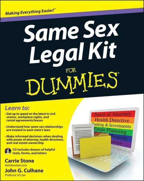 Same Sex Legal Kit For Dummies Carrie Stone Boeken Bol