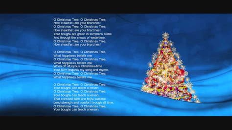 O Christmas Tree Lyrics