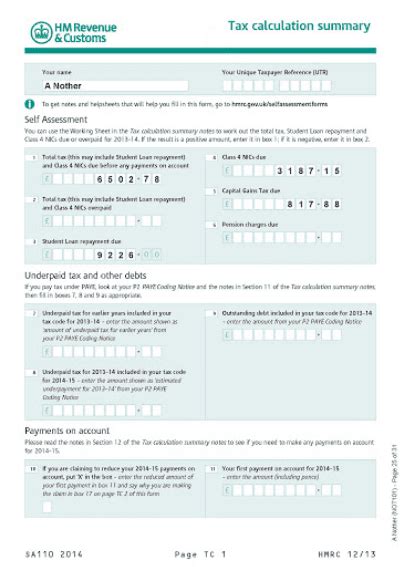 Self Assessment Tax Returns London Hounslow And Kingston