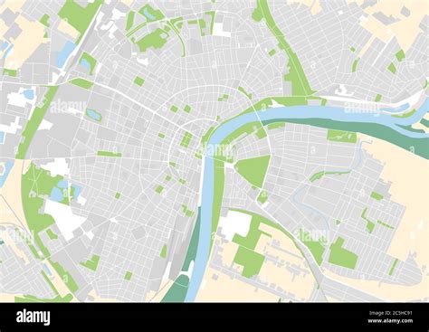 vector city map of Szeged, Hungary Stock Vector Image & Art - Alamy