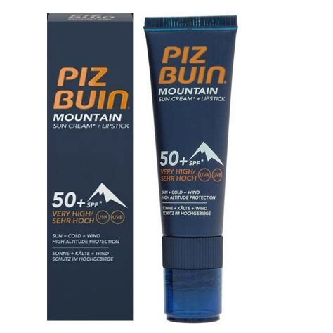 Piz Buin Mountain Sun Cream Lip Stick Spf Fra Piz Buin Kun Kr