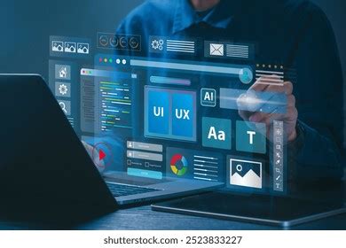 Design De UI UX Da Web Conceito Foto Stock 2523833227 Shutterstock