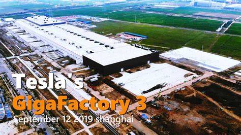 Tesla Gigafactory 3 Construction Progress September 12, 2019: Video