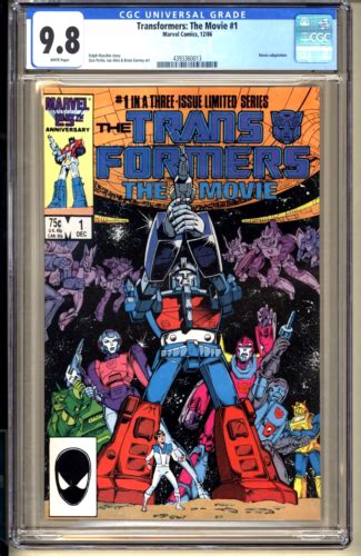 Transformers Movie 1 Cgc 98 Wp Nmmt Marvel Comics 1986 1st Galvatron