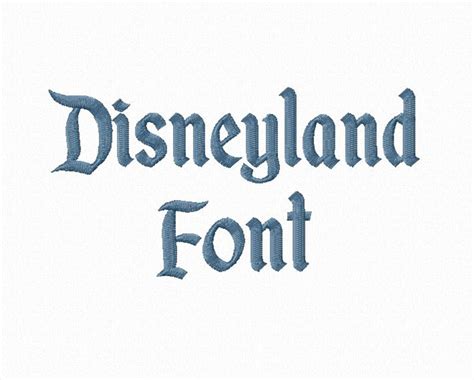 Walt Disney Machine Embroidery Font - Rivermill Embroidery