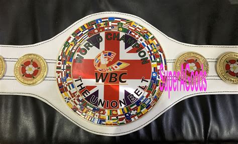 WBC Union Boxing Championship Belt Replica Adult Size - Etsy