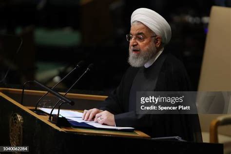 Iranian President Hassan Rohani Photos Et Images De Collection Getty