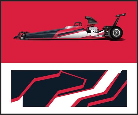 Premium Vector A Red And Black Race Car With The Number Z On The Side