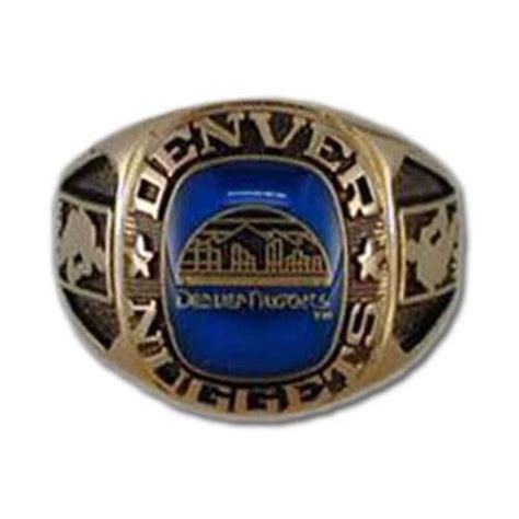 Denver Nuggets Classic Goldplated NBA Ring10 | Nba rings, Denver ...