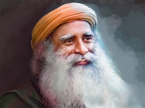 Sadhguru Jaggi Vasudev Digital Painting Oil Painting By Artrack