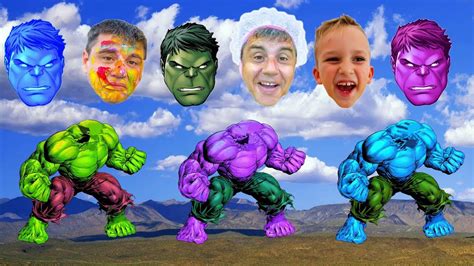 Wrong Heads Top Superheroes Hulk Vlad Niki Vs Fattv Vs Dona Vs