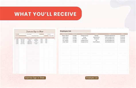 Inservice Sign in Sheet Template in Excel, Google Sheets - Download | Template.net