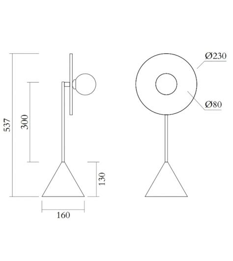 Disc And Sphere Atelier Areti Lampe De Table Milia Shop