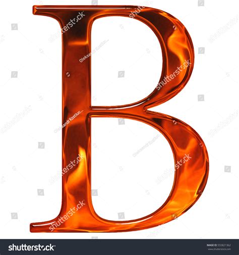 Uppercase Letter B Extruded Glass Pattern Shutterstock