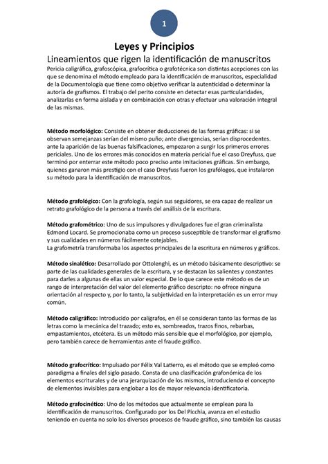 Modulo 2 Documentologia Leyes Y Principios Lineamientos Que Rigen La