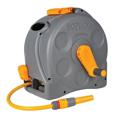 Buy HOZELOCK 2 In 1 Compact Hose Reel 25m Portable Or Wall Ed