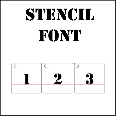 Number Stencil sets – Stencil Warehouse