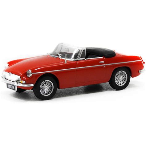 Triple 9 Mg Mgb Convertible 1964 Red With Black Interior 143 Scale