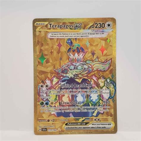 Terapagos Ex 173 142 Sv07 Stellar Crown Holo NM EBay