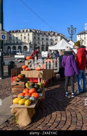 People Shopping At A Pumpkin Stand At Agriflor The Monthly Market