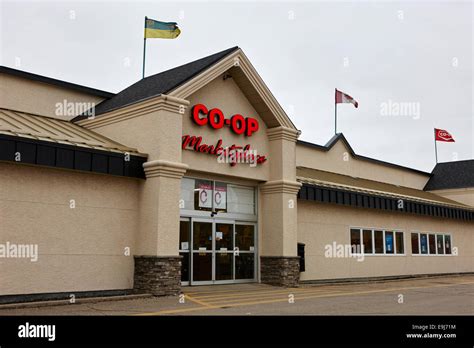 co-op marketplace supermarket weyburn Saskatchewan Canada Stock Photo ...