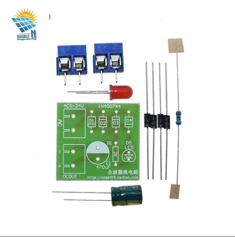 1N4007 Diy Kit IN4007 Bridge Rectifier AC DC Converter Full Wave