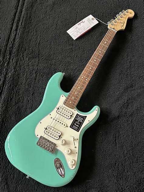 Fender Player Stratocaster Hsh Pf Fretboard Seafoam Green Reverb