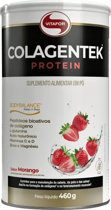 Colagentek Protein Bodybalance Morango G Vitafor