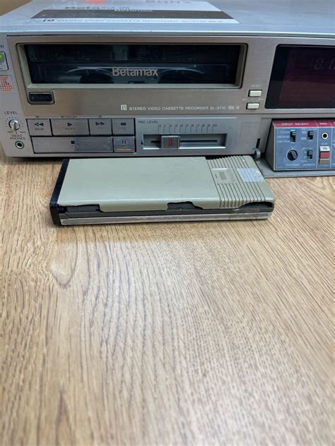 Sony Sl Betamax Vcr Video Cassette Recorder Beta Hi Fi Player