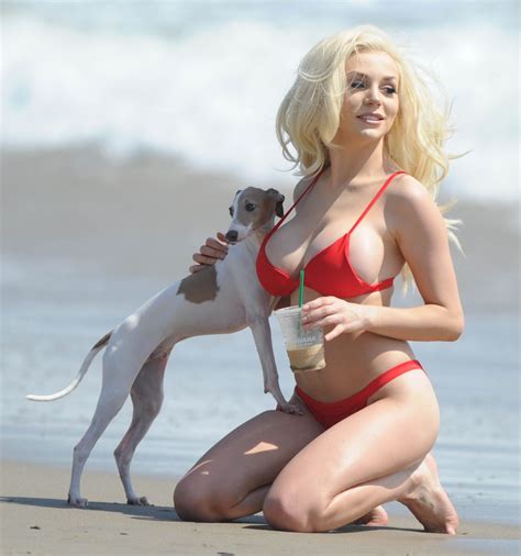 Courtney Stodden In Bikini Beach In Los Angeles 08 29 2017 CelebMafia