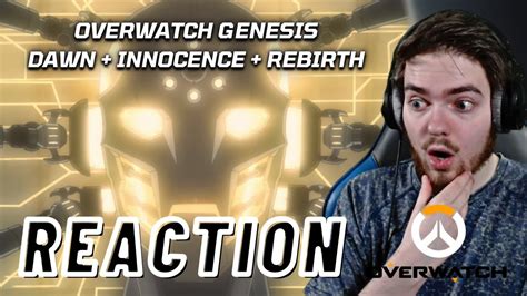 OVERWATCH ANIME GENESIS DAWN INNOCENCE REBIRTH REACTION YouTube