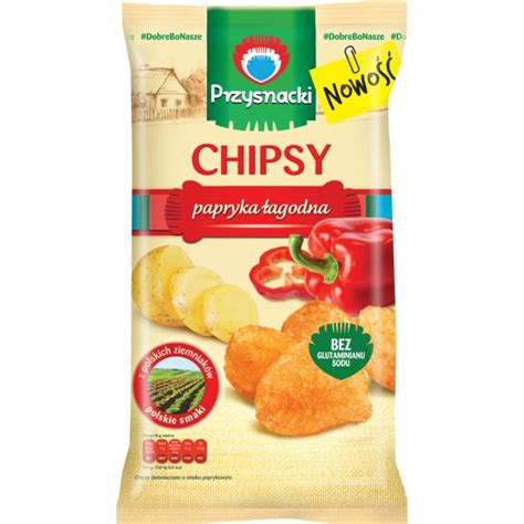 Przysnacki Chipsy Papryka Łagodna 135g — Monpresi®