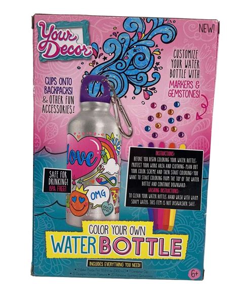 Horizon Group Usa Create Your Own Water Bottle Craft Kit