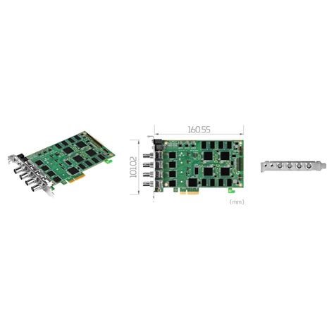 SC5C0N4 SDI PCIe 4 Ch 3G SDI 1080P60 Capture Card With Hardware