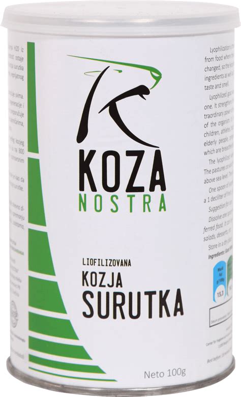 KOZA NOSTRA Liofilizovana Kozja Surutka 100 G Dm Rs