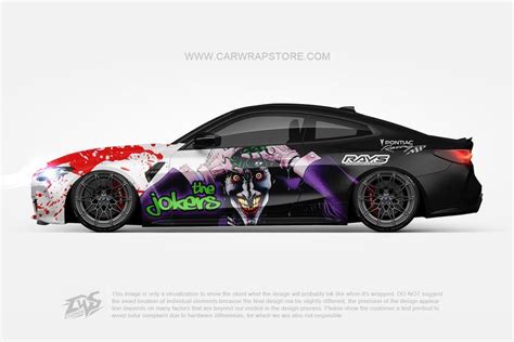 Joker Custom Design Wrap Car Wrap Car Wrap Design Car