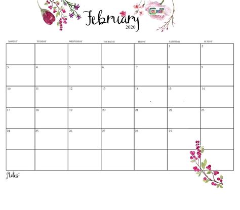 Pin on Monthly Calendar Template