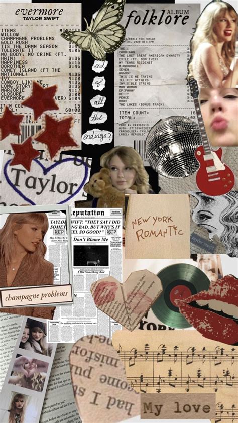 Taylor Swift Red Collage