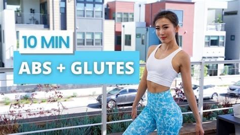 10 Min Abs And Glutes 2 In 1 Workout Flat Belly And Round Booty No