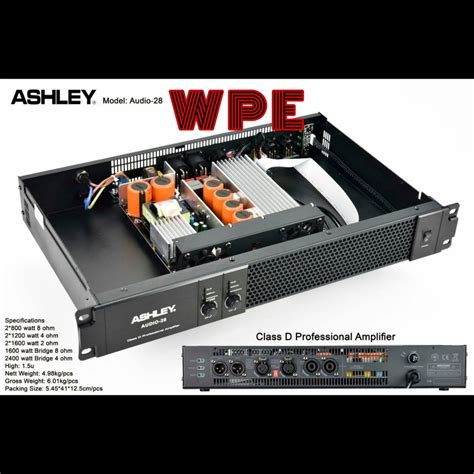 Jual Power Ashley Audio Original Amplifier Channel Class D