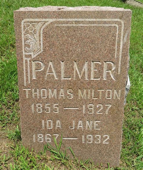 Thomas Milton Palmer Memorial Find A Grave