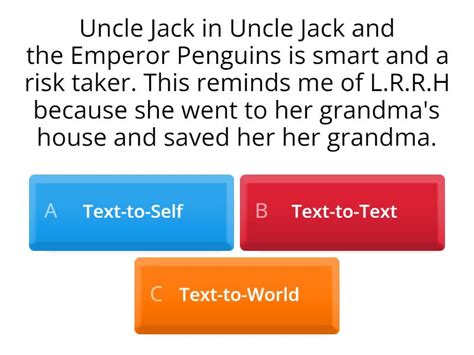 Grade 3 Connections - Quiz